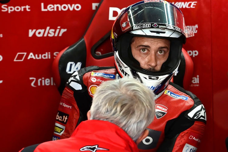 Gigi Dall'Igna und Andrea Dovizioso: Die Situation in der Ducati-Box war zuletzt angespannt