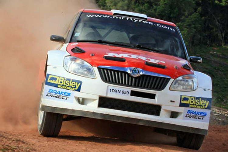 Chris Atkinson im MRF-Skoda