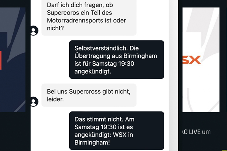 Der Chat mit dem Support von DAZN.com