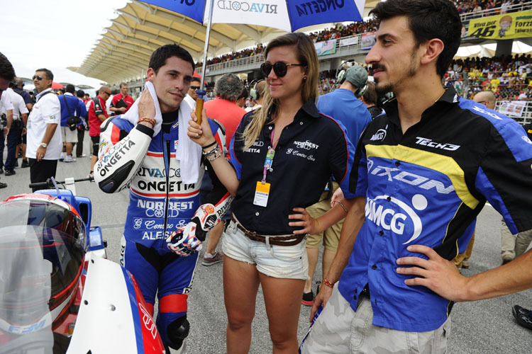 Sepang: Louis Rossi besucht Freund Alex Masbou am Moto3-Startplatz