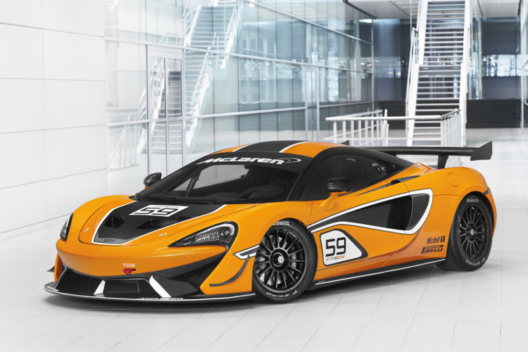Der McLaren 570S GT4 wird 2019 in der ADAC GT4 Germany zu sehen sein