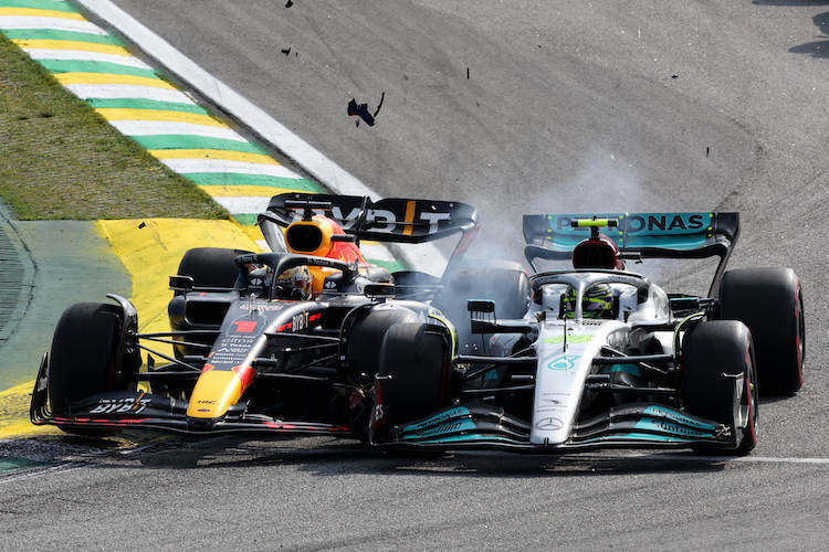 Verstappen gegen Hamilton 2021 in Brasilien