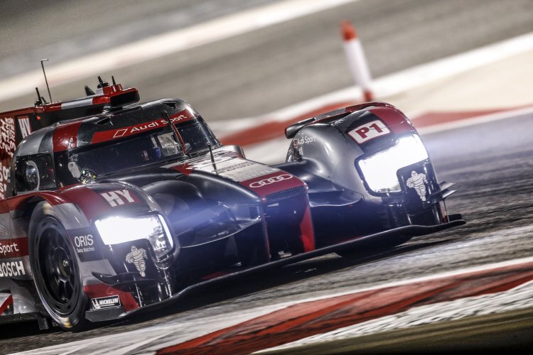 Der Audi R18 von Lucas di Grassi und Oliver Jarvis gab in Bahrain ordentlich Gas