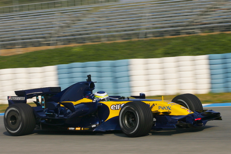 Ungewöhnliche Farben bei Renault im Januar 2007