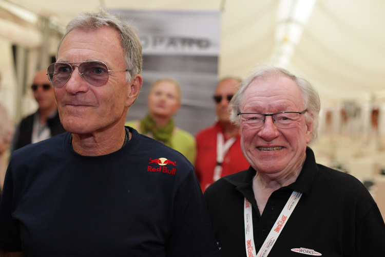Zwei Goldtimer unter sich: Dieter Quester und Rauno Aaltonen