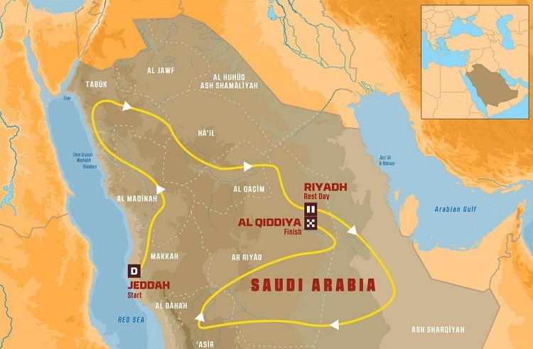 Die Rallye Dakar 2020 in Saudi-Arabien