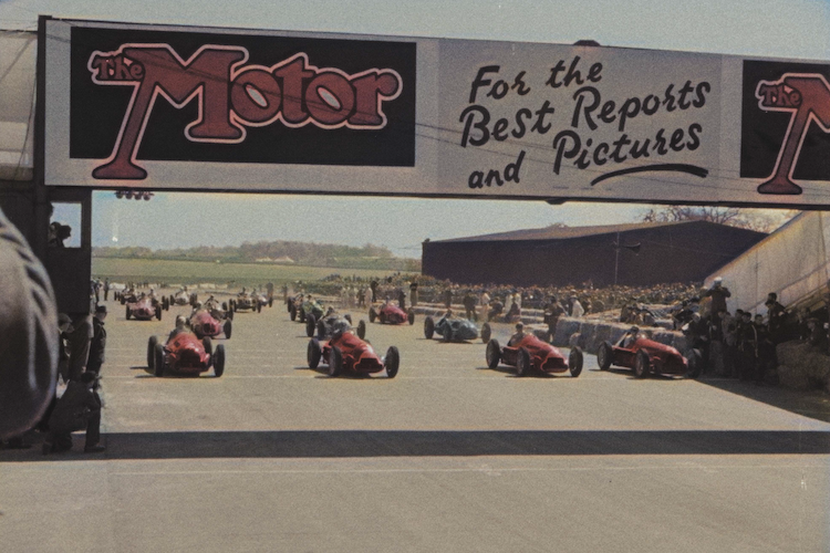 Start zum Grand Prix von Grossbritannien 1950, dem ersten Formel-1-WM-Lauf