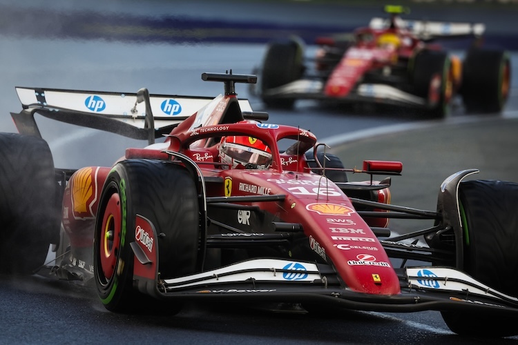 Charles Leclerc in Melbourne