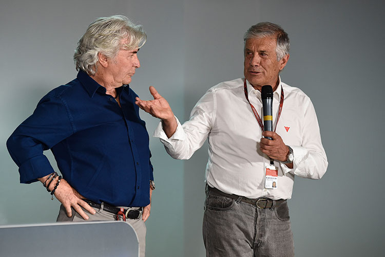 Ángel Nieto und Giacomo Agostini: Zusammen 212 GP-Siuege errungen!