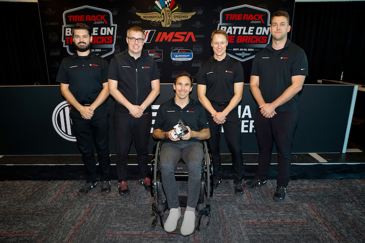 Robert Wickens wird mit einem speziellen Handbremssteuerungssystem von Bosch mit einer Corvette in der IMSA WeatherTech SportsCar Championship starten