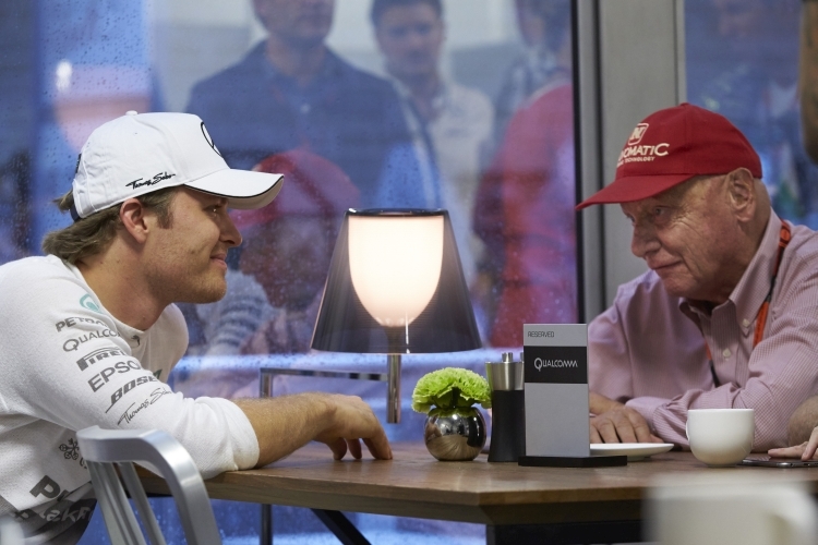 Nico Rosberg & Niki Lauda