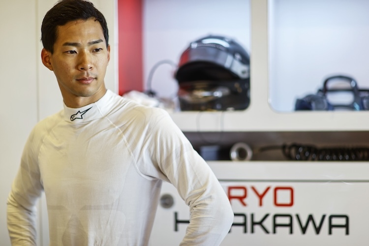 Ryō Hirakawa beim Nachsaisontest von Abu Dhabi