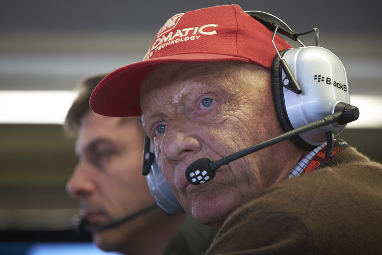 Lange Gesichter bei Mercedes: Niki Lauda und Toto Wolff