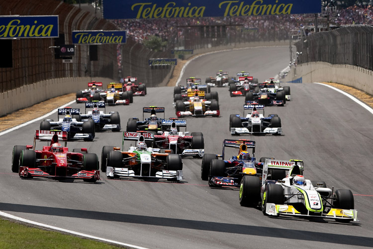 Das Finale ist auch 2010 der Brasilien Grand Prix.