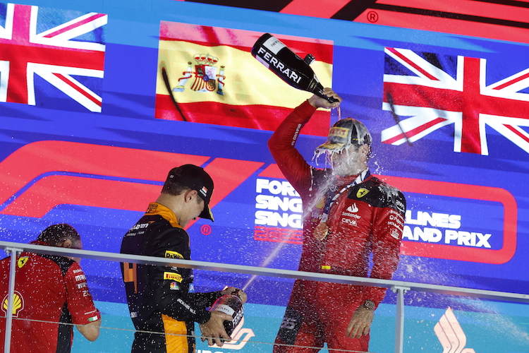 Double-Podium For Ferrari In Singapore