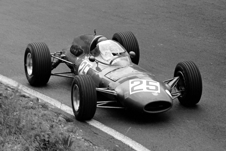 Brian Hart im Formel-2-Protos, beim Deutschland-GP 1967 auf dem Nürburgring