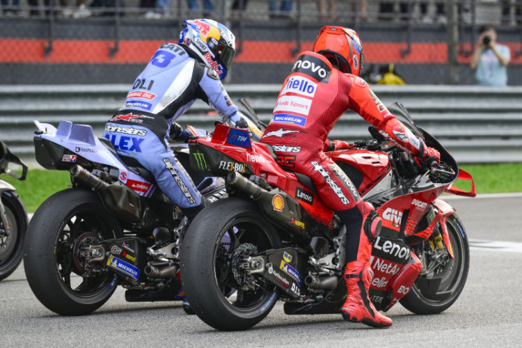 Alex (à gauche) et Marc Marquez