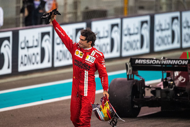 Carlos Sainz wurde beim WM-Finale 2021 mit Ferrari Dritter