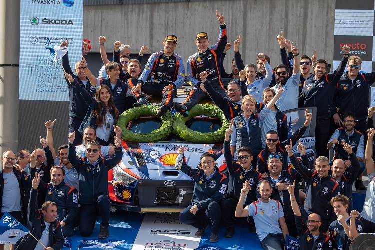   Hyundai gewinnt Rallye Finnland