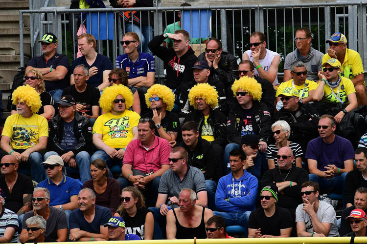 Assen: Die Rossi-Fans kamen auf ihre Kosten