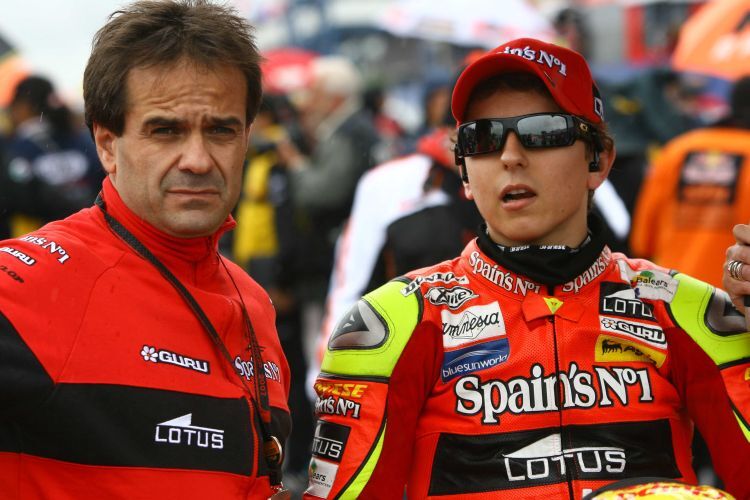 2007: Dani Amatriain und Jorge Lorenzo.