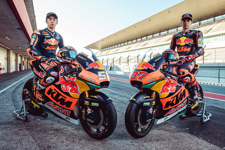 Pedro Acosta und Augusto Fernandez sind 2022 für das Red Bull KTM Ajo am Start