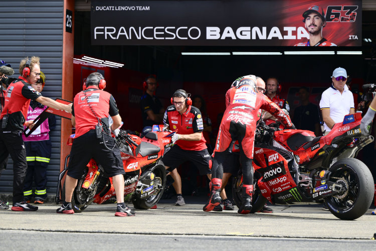 Pecco Bagnaia musste viel probieren, bis es wieder passte