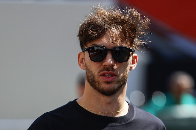 Für Pierre Gasly dauerte das freie Training nur eine Viertelstunde