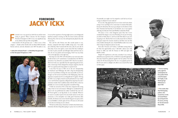 Jacky Ickx mit der Fotografin Jutta Fausel