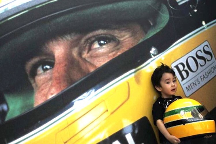 Ayrton Senna hat viele Kinder inspiriert