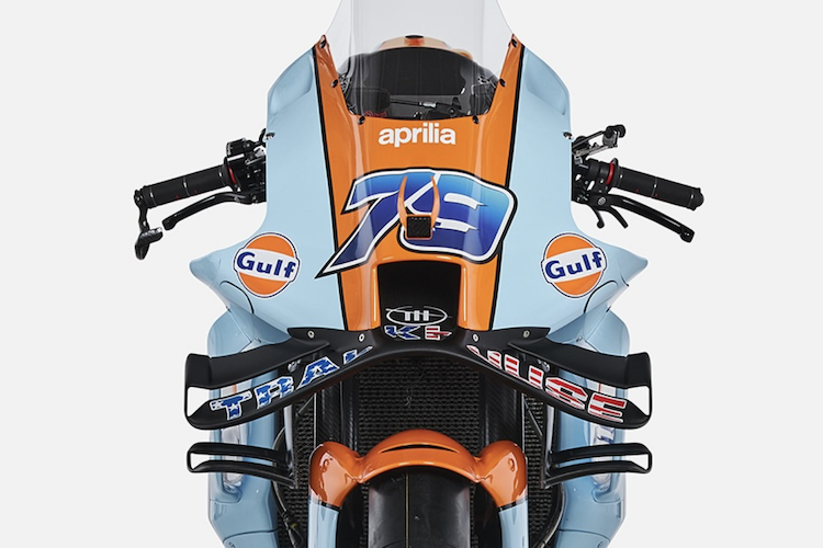 Mit der Aprilia RS-GP in der schönen Gulf-Sonderlackierung wird Ai Ogura erst in Malaysia fahren