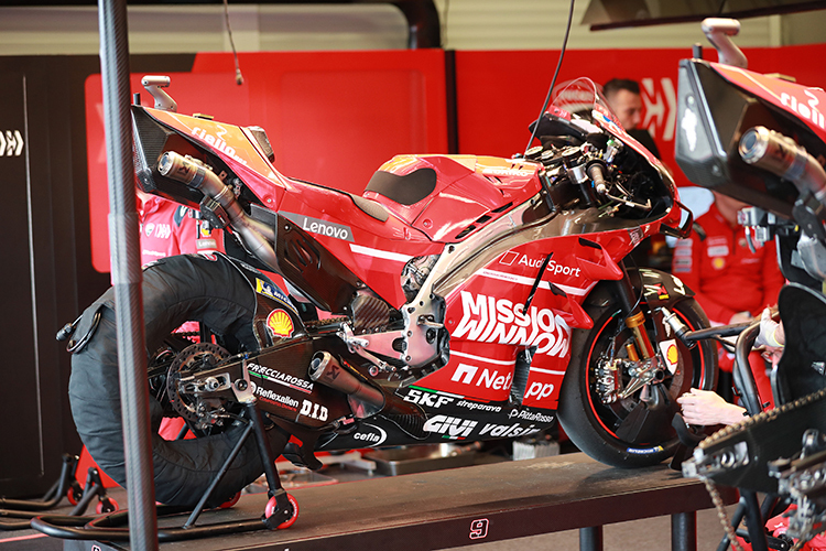 Die MotoGP-Maschine von Ducati