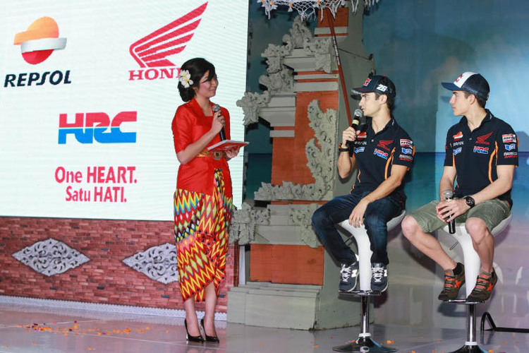 Dani Pedrosa und Marc Márquez treten auch 2015 im Honda-Werksteam an