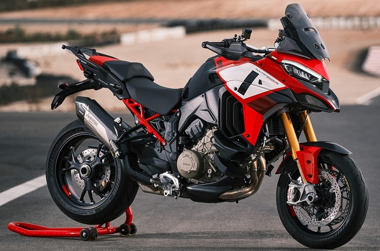 Das Design der Ducati Multistrada V4 Pikes Peak ist inspiriert von der MotoGP-Rennmaschine Desmosedici GP21