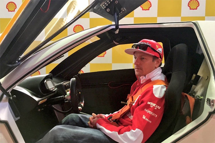 Kimi Räikkönen in Mexiko bei einer Veranstaltung von Shell