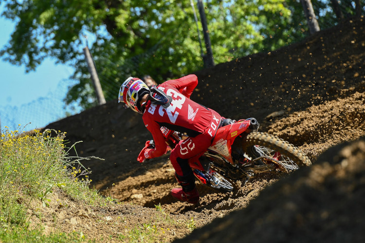 Tim Gajser war am gestrigen Sonntag in Montevarchi unantastbar