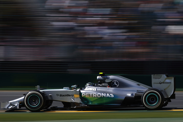 Nico Rosberg: «Die Reifen sind nach sechs Runden durch - aber ich habe auch viele Fehler gemacht.»