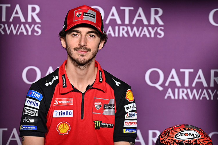 Verteidigt seinen WM-Titel: Pecco Bagnaia aus dem Ducati-Werksteam.