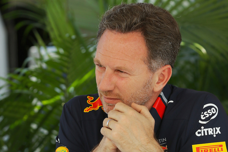 Red Bull Racing-Teamchef Christian Horner  