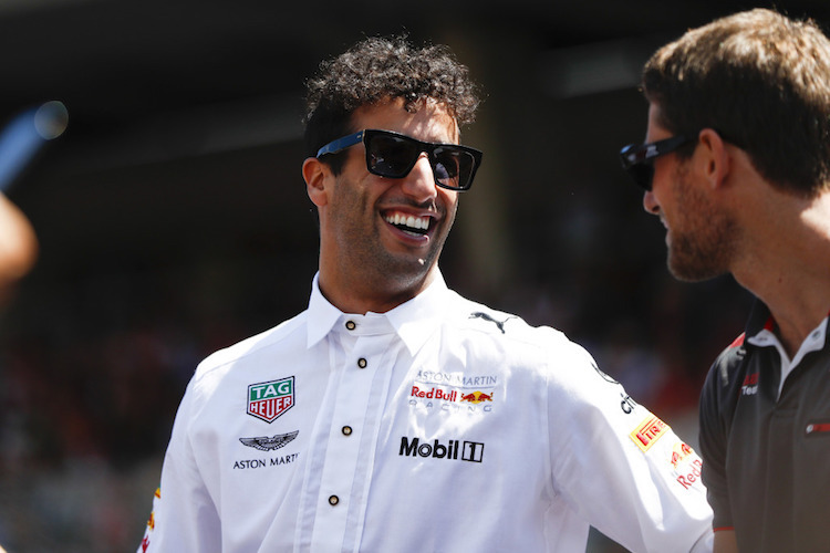 Ricciardo und Grosjean