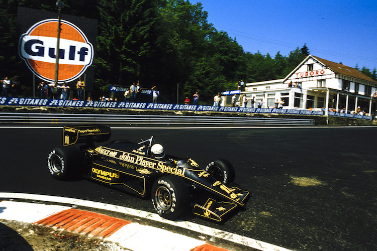 In Spa-Francorchamps 1985 bröckelte der Asphalt auf