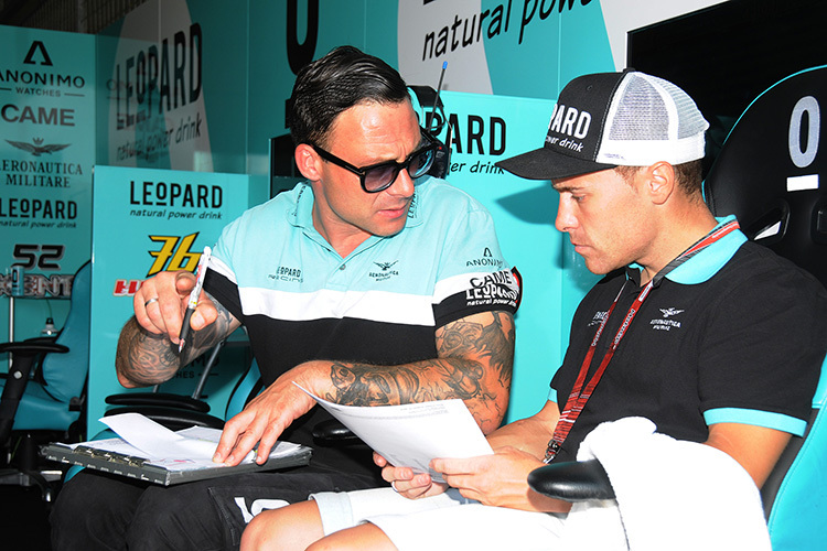 Crewchief Norman Rank brachte Efren Vazquez auf dem Racing Team Germany mit zu Leopard