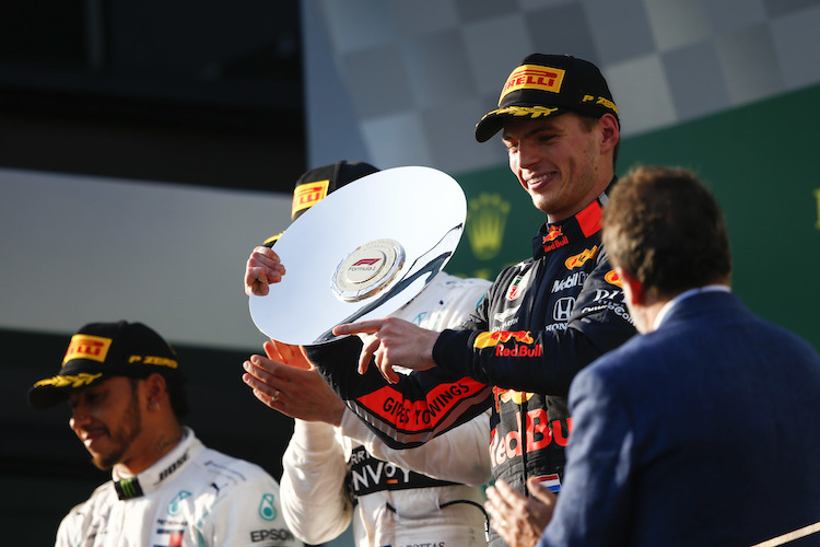Max Verstappen wurde 2019 in Australien Dritter