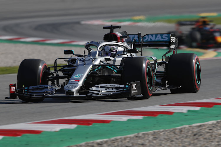 Lewis Hamilton im neuen Mercedes
