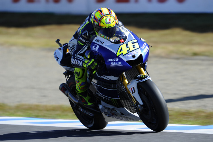 Rossi will noch drei Jahre auf seiner Yamaha sitzen