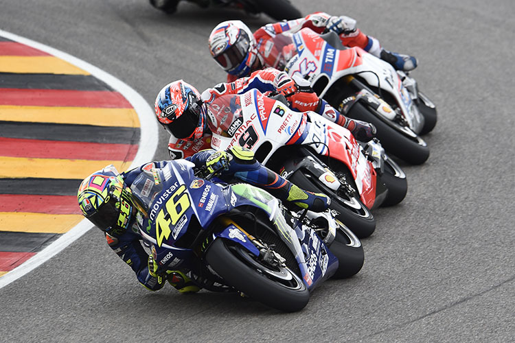 Das MotoGP-Rennwochenende auf dem Sachsenring können die Fans live im Free-TV verfolgen