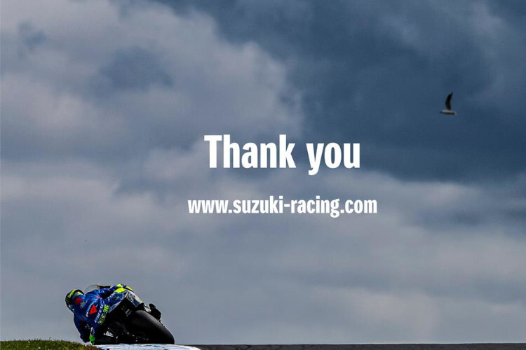 Suzuki sagt danke und verabschiedet sich