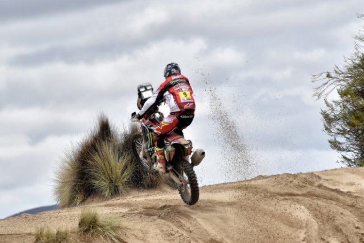 Honda-Pilot Ricky Brabec holte seinen Etappensieg bei der Rallye Dakar 