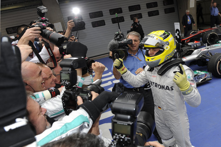 Nico Rosberg: Sieg in Shanghai 2012