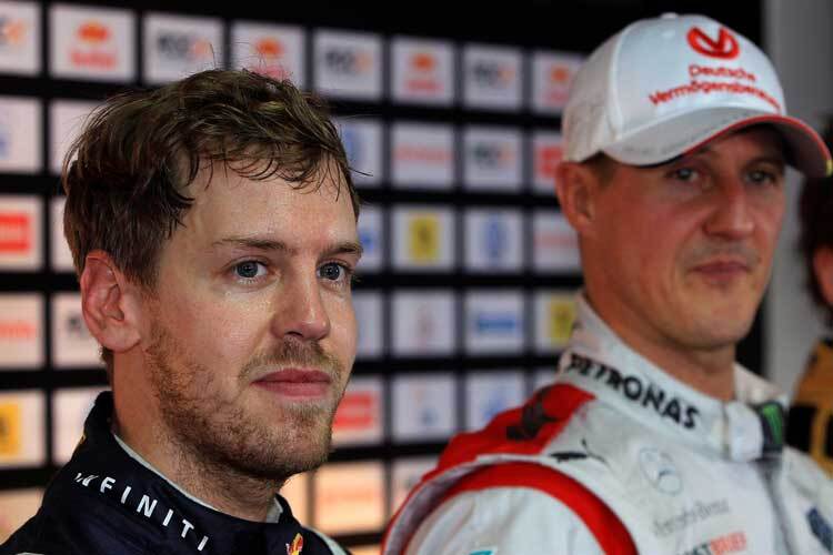Sebastian Vettel und Michael Schumacher, als Team seit Jahren unschlagbar